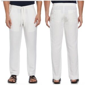 Cubavera Linen Blend Drawstring Pants 42x29